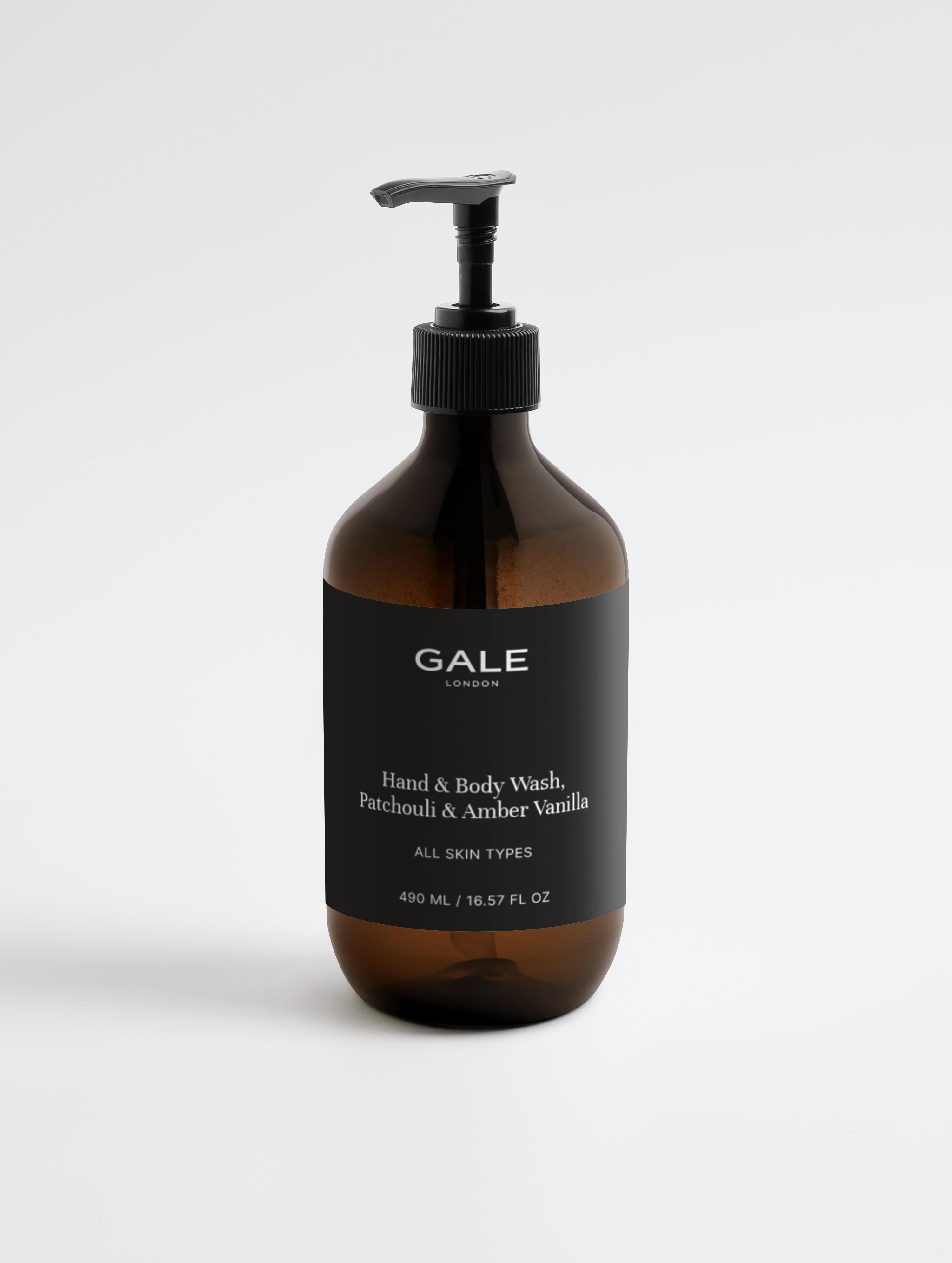 GALE Barrier – Patchouli & Amber Vanilla Hand & Body Wash